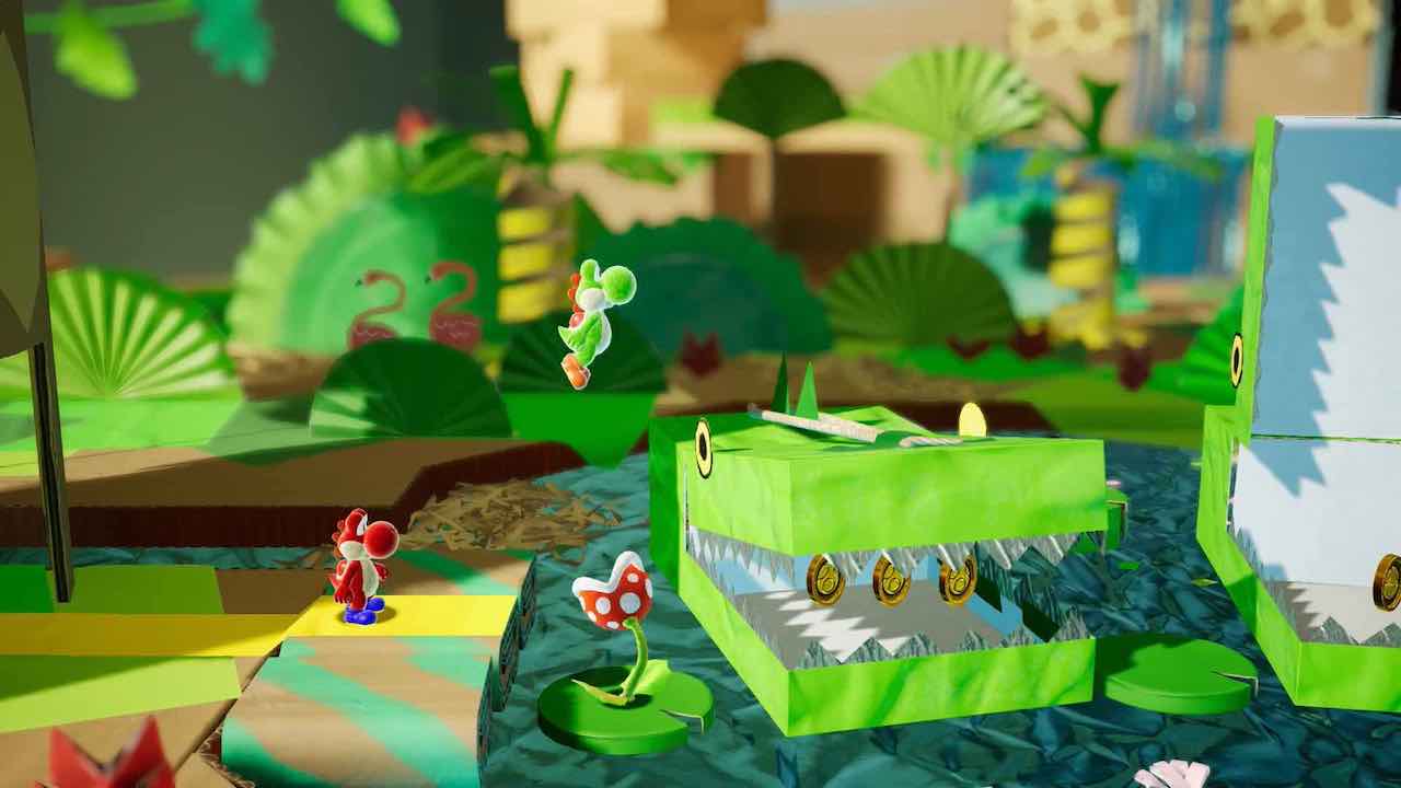Yoshi crafted world jeux video