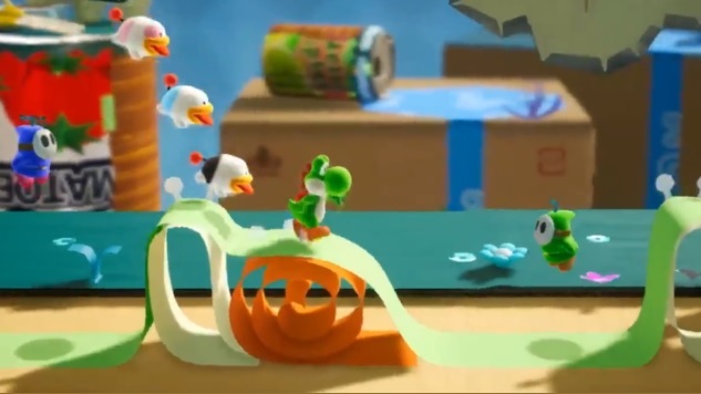 Yoshi s crafted world jumping to victory